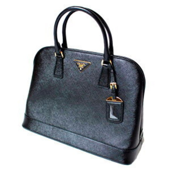 Prada LUX handbag Saffiano black GC - Picture 1 of 1